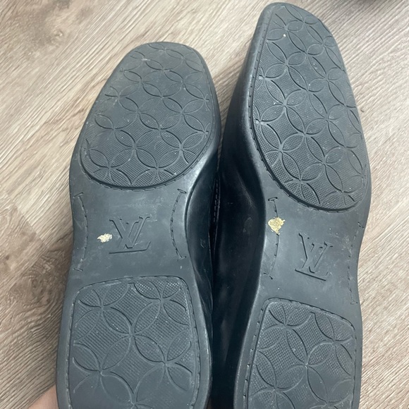 Louis Vuitton, black leather penny loafers - Picture 4 of 5